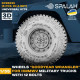 Spalah 26535 1/35 Set Of Scale Models Wheels Goodyear Wrangler For Hmmwv Military Trucks With 12 Bolts 5 Pcs Spalah 26535 1/35 Set Of Scale Models Wheels Goodyear Wrangler For Hmmwv Military Trucks With 12 Bolts 5 Pcs