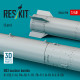 Reskit Rs48-0590 1/48 B83 Nuclear Bombs 2 Pcs Resin Kit Reskit Rs48-0590 1/48 B83 Nuclear Bombs 2 Pcs Resin Kit