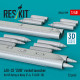 Reskit Rs48-0599 1/48 Lau-33 Zuni Rocket Launcher For Us Army And Navy 2 Pcs