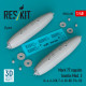 Reskit Rs48-0603 1/48 Mark 77 Napalm Bombs Mod. 2 2pcs Resin Kit