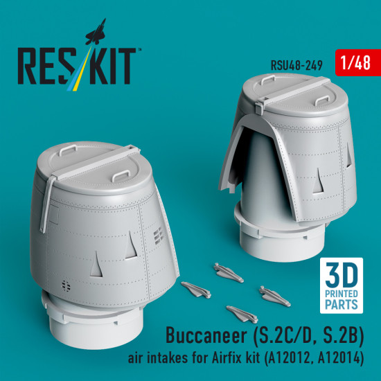 Reskit Rsu48-0249 1/48 Buccaneer S.2c/D, S.2b Air Intakes For Airfix Kit A12012, A12014 Reskit Rsu48-0249 1/48 Buccaneer S.2c/D, S.2b Air Intakes For Airfix Kit A12012, A12014