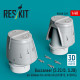 Reskit Rsu48-0249 1/48 Buccaneer S.2c/D, S.2b Air Intakes For Airfix Kit A12012, A12014 Reskit Rsu48-0249 1/48 Buccaneer S.2c/D, S.2b Air Intakes For Airfix Kit A12012, A12014