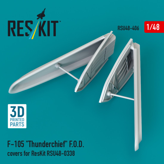 Reskit Rsu48-0406 1/48 F-105 Thunderchief F.o.d. Covers For Reskit Rsu48-0338