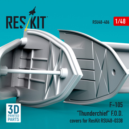 Reskit Rsu48-0406 1/48 F-105 Thunderchief F.o.d. Covers For Reskit Rsu48-0338