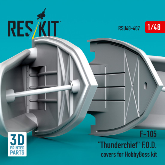 Reskit Rsu48-0407 1/48 F-105 Thunderchief F.o.d. Covers For Hobbyboss Kit
