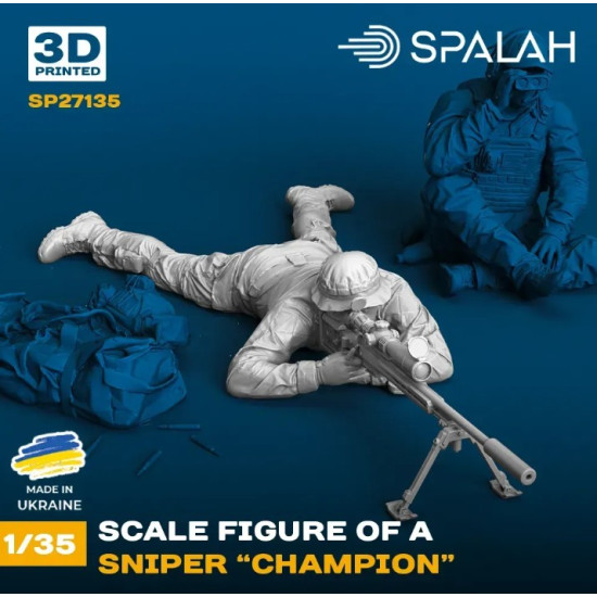 Spalah 27135 1/35 Figures Model Kit Sniper Champion