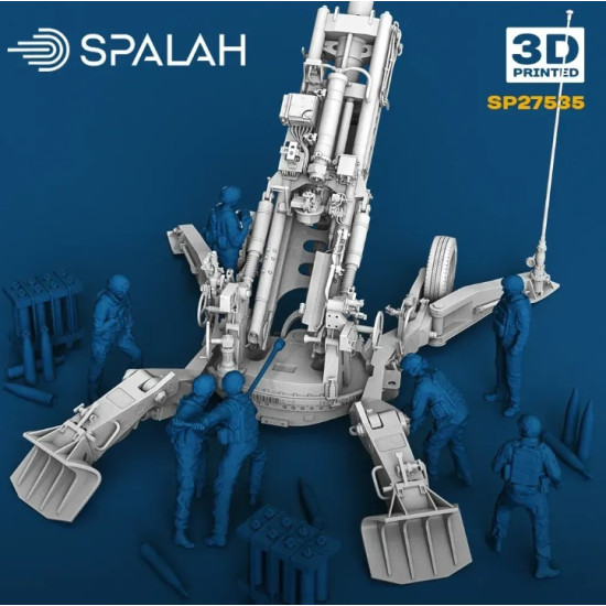 Spalah 27535 1/35 Scale Model American Artillery Gun M777a2