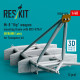 Reskit Rsu48-0550 1/48 Mi-8 Hip Weapon Mounting Frame With Bd3-57krv For Trumpeter Kit Ukraine Late 2 Pcs