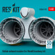 Reskit Rsu48-0595 1/48 Rafale Exhaust Nozzles For Revell/Academy Kit 3d Printed Reskit Rsu48-0595 1/48 Rafale Exhaust Nozzles For Revell/Academy Kit 3d Printed