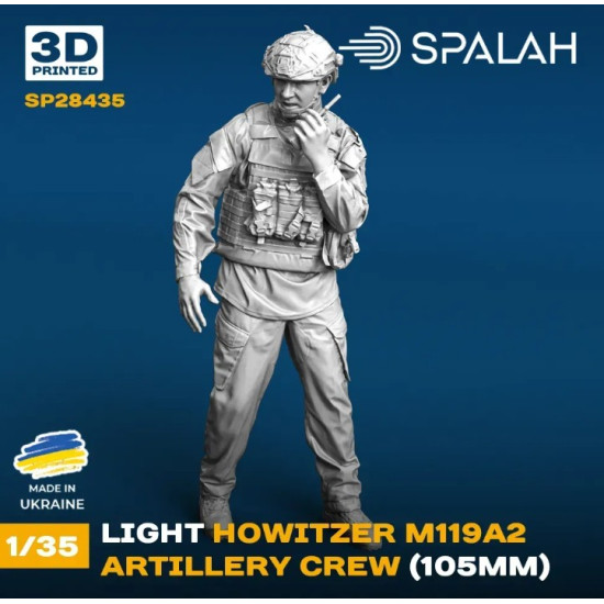 Spalah 28435 1/35 Set Of Figures Artillery Crew Of Howitzer M119a2