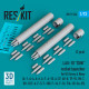 Reskit Rs72-0534 1/72 Lau-10 Zuni Rocket Launcher For Us Army And Navy 2 Pcs