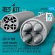 Reskit Rs72-0534 1/72 Lau-10 Zuni Rocket Launcher For Us Army And Navy 2 Pcs