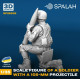 Spalah 28535 1/35 Figure Soldier With 105 Mm Projectile