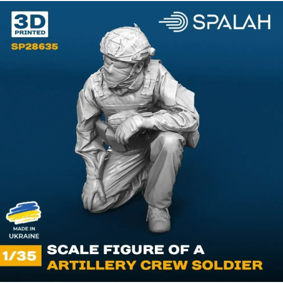 Spalah 28635 1/35 Figure Artillery Crew Soldier Resin Model