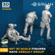 Spalah 28935 1/35 Set Of Figures Nato Assault Group Resin Model
