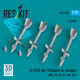 Reskit Rs72-0581 1/72 R-27er Aa-10 Alamo-c Missiles 4 Pcs Resin Kit Reskit Rs72-0581 1/72 R-27er Aa-10 Alamo-c Missiles 4 Pcs Resin Kit