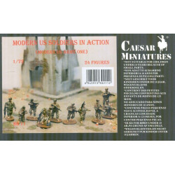 Modern US Soldiers in Action 1/72 Ceasar Miniatures HB11