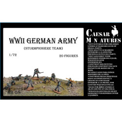 German (WWII) Army Sturmpioniere Team 1/72 Ceasar Miniatures HB08