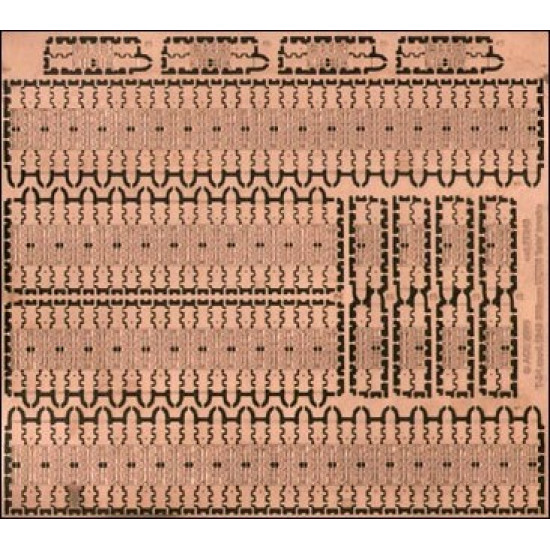 Photoetched tracks set for UM,Dragon, Revell T-34/85 (1945) kits 1/72 ACE pe7246