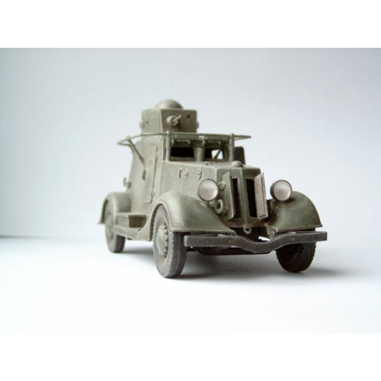 BA-20 Armored Car Soviet Union USSR WWII 1936 Year 1/72 Scale Diecast Model