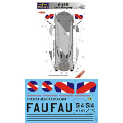 Lf Models C72106 1/72 Douglas C-47d Over Uruguay