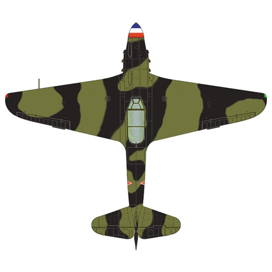 Yakovlev Yak-9 Russian fighter, ace L. Marcel 1/48 Ark Models 48014
