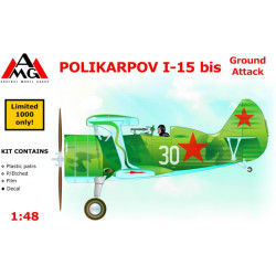 Polikarpov I-15 bis ground attack aircraft 1/48 AMG 48303