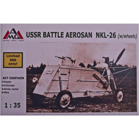 NKL-26 Aerosan (aerosledge, snowmobile) on wheels 1/35 AMG 35303