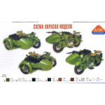 Soviet motorcycle with sidecar PMZ-A-750 1/35 AIM Fan Model 35006