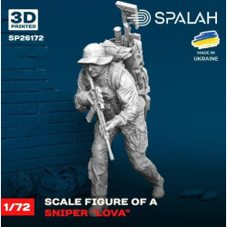 Spalah 26172 1/72 Figure Sniper Lova Resin Model