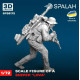 Spalah 26172 1/72 Figure Sniper Lova Resin Model Spalah 26172 1/72 Figure Sniper Lova Resin Model
