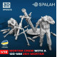 Spalah 27272 1/72 Set Of Model And Figures Mortar Crew With A 120-mm 2b11 Mortar Resin Model Spalah 27272 1/72 Set Of Model And Figures Mortar Crew With A 120-mm 2b11 Mortar Resin Model
