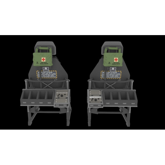 Metallic Details Mdr72117 1/72 Pilot Seats For Uh-60 Sh-60 Mh-60 Early Accessories Kit Metallic Details Mdr72117 1/72 Pilot Seats For Uh-60 Sh-60 Mh-60 Early Accessories Kit