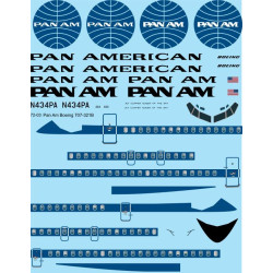26decals 72-03 1/72 Pan Am Boeing 707-320b Decal For Aircraft