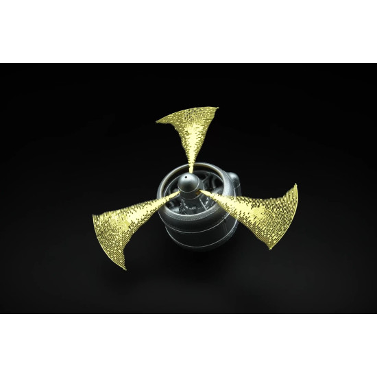 Metallic Details Md4854 1/48 Rotating Propeller Type 2 Accessories Kit Metallic Details Md4854 1/48 Rotating Propeller Type 2 Accessories Kit