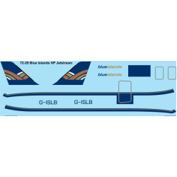 26decals 72-29 1/72 Blue Islands Jetstream Decal For Aircraft