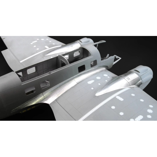 Metallic Details Mdm4830 1/48 He 111h-3 H-6 Exterior Panels Icm Accessories Kit Metallic Details Mdm4830 1/48 He 111h-3 H-6 Exterior Panels Icm Accessories Kit