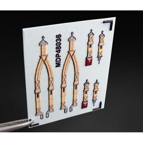 Metallic Details Mdp48036 1/48 P-47 Thunderbolt And P-51 Mustang Set For 2 Seats