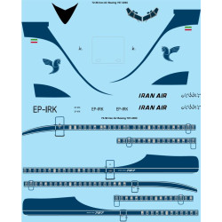 26decals 72-58 1/72 Iran Air Boeing 707-320c Laser Decal For Aircraft