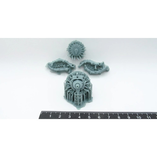 Metallic Details Mdr48282 1/48 Wright R-3350 Radial Engine 3d Printed Detail Set For B-29 Superfortress Lockheed Constellation B-32 Dominator Aircraft Models Metallic Details Mdr48282 1/48 Wright R-3350 Radial Engine 3d Printed Detail Set For B-29 Superfortress Lockheed Constellation B-32 Dominator Aircraft Models