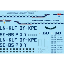 26decals 72-105 1/72 Decal Sas Convair 440 Accessories For Aircraft