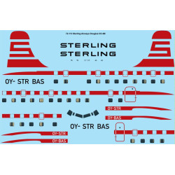 26decals 72-113 1/72 Decal Sterling Douglas Dc-6b Accessories For Aircraft