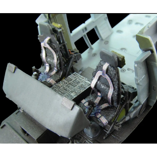 Metallic Details Mdr48290 1/48 Pilot Seats For Uh-60 Black Hawk Sh-60 Seahawk Mh-60 Early Version 3d Printed Detail Set For 2 Seats Helicopter Cockpit Upgrade For Scale Models