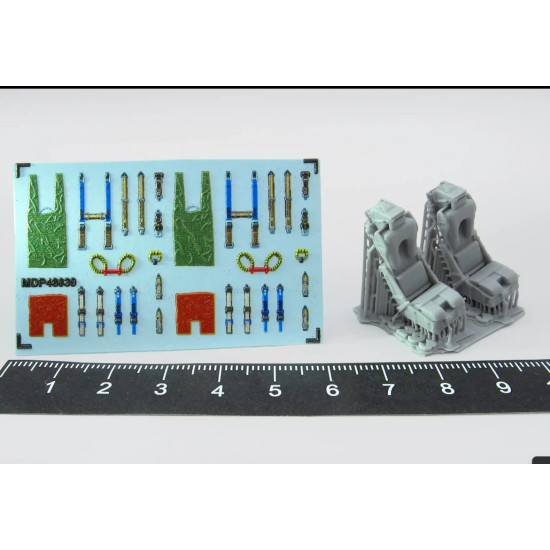 Metallic Details Mdr48293 1/48 Martin-baker Mk 4 Ejection Seats Set For 2 Seats