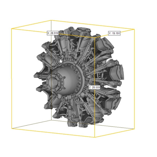 Metallic Details Mdr48295 1/48 Bramo 323 Fafnir Radial Engine 3d Printed Detail Set Metallic Details Mdr48295 1/48 Bramo 323 Fafnir Radial Engine 3d Printed Detail Set