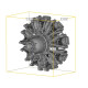 Metallic Details Mdr48295 1/48 Bramo 323 Fafnir Radial Engine 3d Printed Detail Set Metallic Details Mdr48295 1/48 Bramo 323 Fafnir Radial Engine 3d Printed Detail Set
