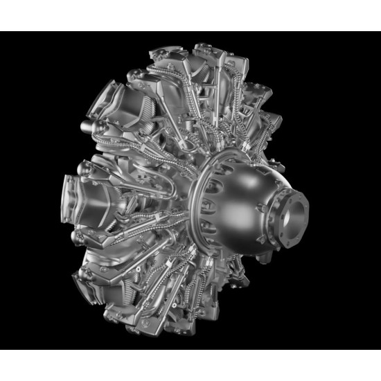 Metallic Details Mdr48295 1/48 Bramo 323 Fafnir Radial Engine 3d Printed Detail Set Metallic Details Mdr48295 1/48 Bramo 323 Fafnir Radial Engine 3d Printed Detail Set