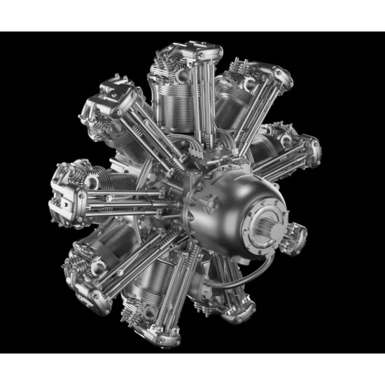 Metallic Details Mdr48296 1/48 Bristol Jupiter Viii Radial Engine 3d Printed Detail Set Metallic Details Mdr48296 1/48 Bristol Jupiter Viii Radial Engine 3d Printed Detail Set