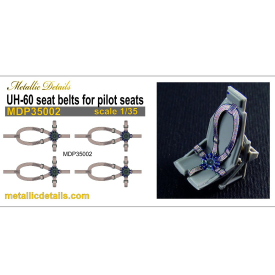 Metallic Details Mdp35002 1/35 3d Pilot Seatbelt Decals For Uh-60 Black Hawk Set For 4 Seats Metallic Details Mdp35002 1/35 3d Pilot Seatbelt Decals For Uh-60 Black Hawk Set For 4 Seats