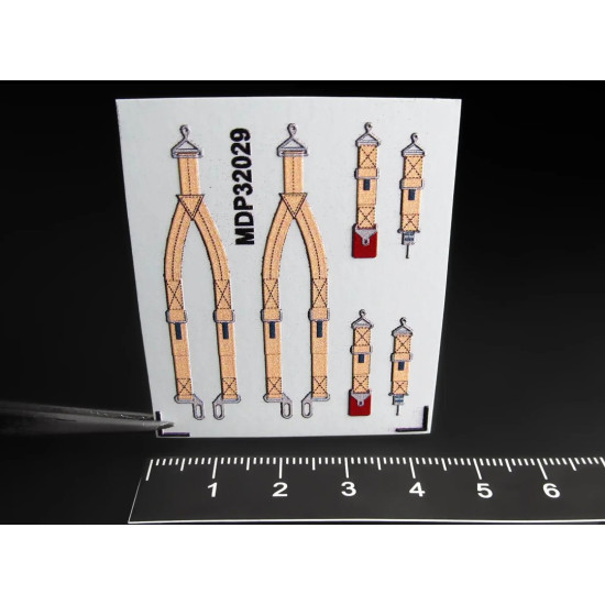 Metallic Details Mdp32029 1/32 3d Pilot Seatbelt Decals For P-47 Thunderbolt P-51 Mustang Set For 2 Seats Metallic Details Mdp32029 1/32 3d Pilot Seatbelt Decals For P-47 Thunderbolt P-51 Mustang Set For 2 Seats